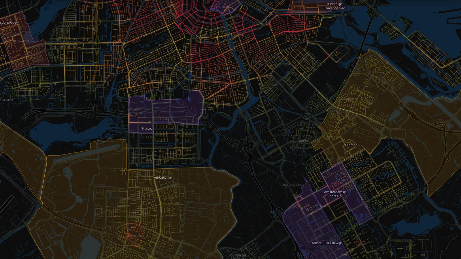 Zuidas and Amstel III in Takt, with the demand around them